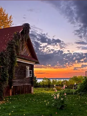 Деревенский домик