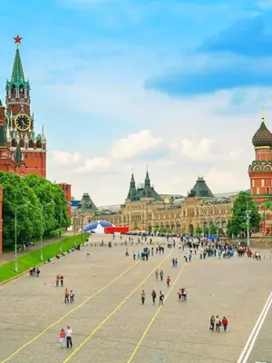 Московский Кремль и красная площадь