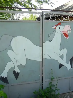 Забор рисунок